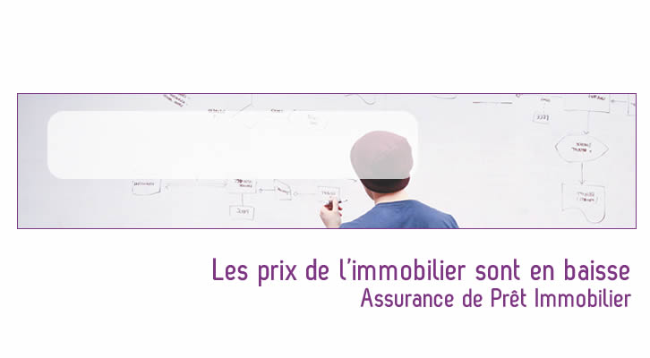 Les prix de l&rsquo;immobilier sont en baisse
